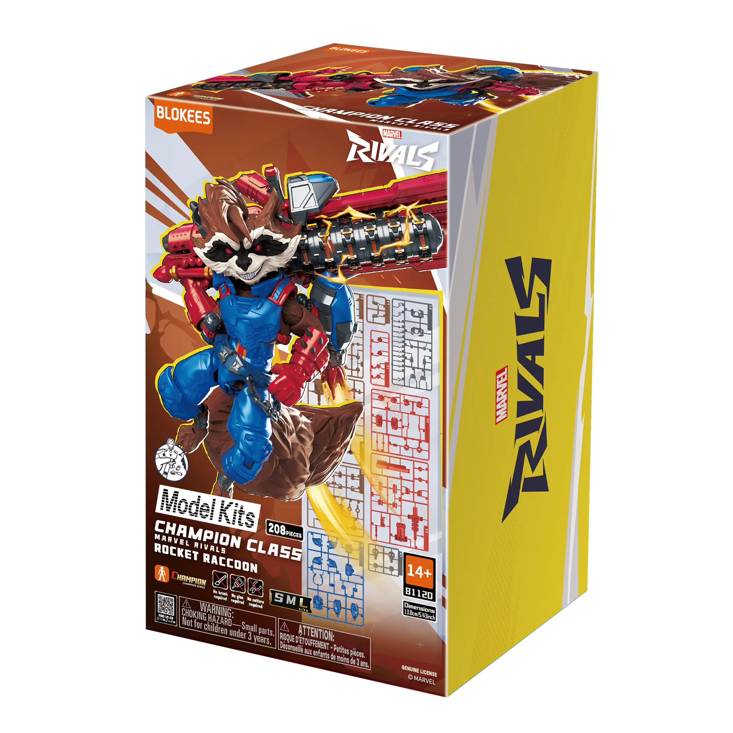 Marvel Rivals Champion Class 08 Rocket Raccoon Model Kits | Blokees - Image 7
