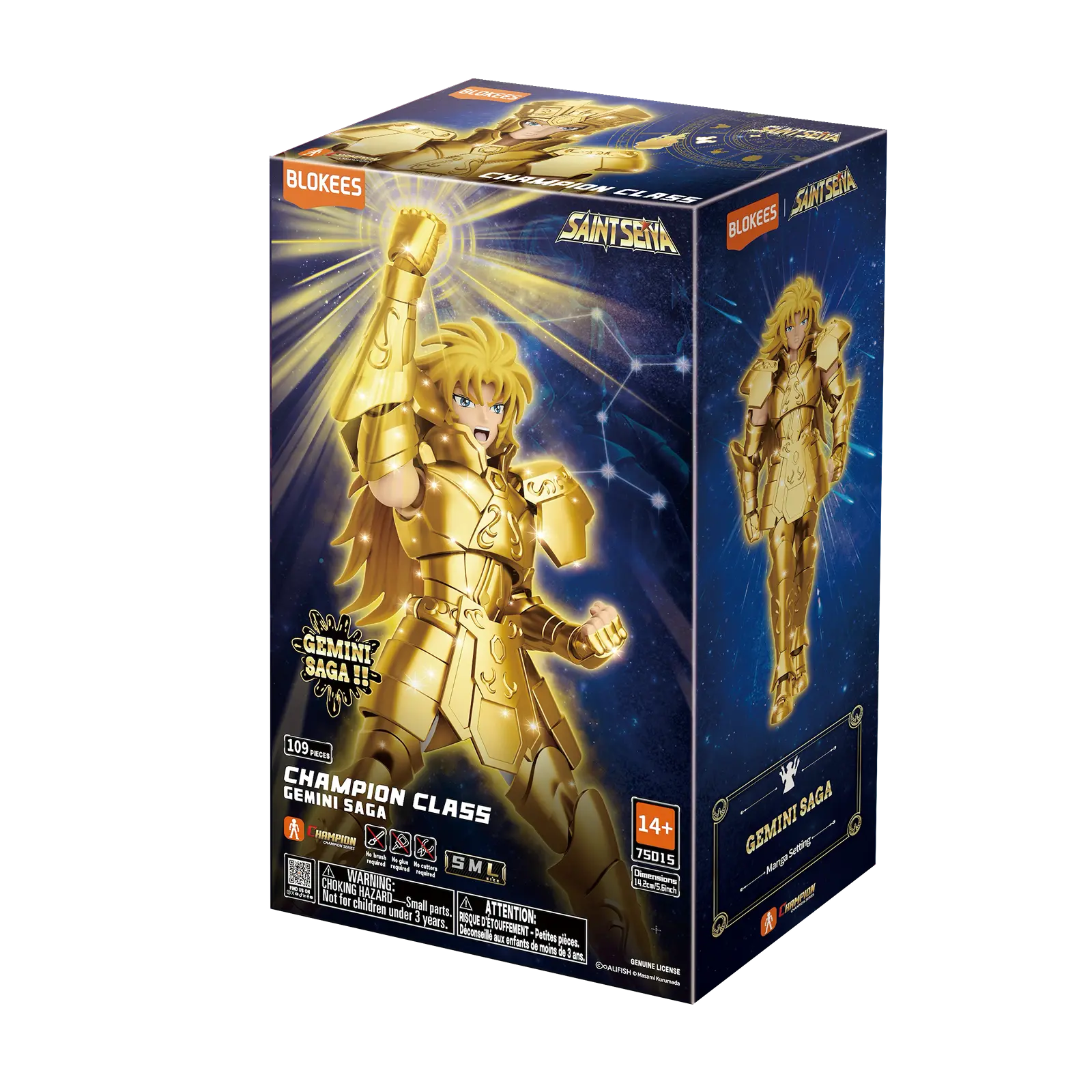 Saint Seiya Champion Class 13 Gemini Saga | Blokees - Image 4