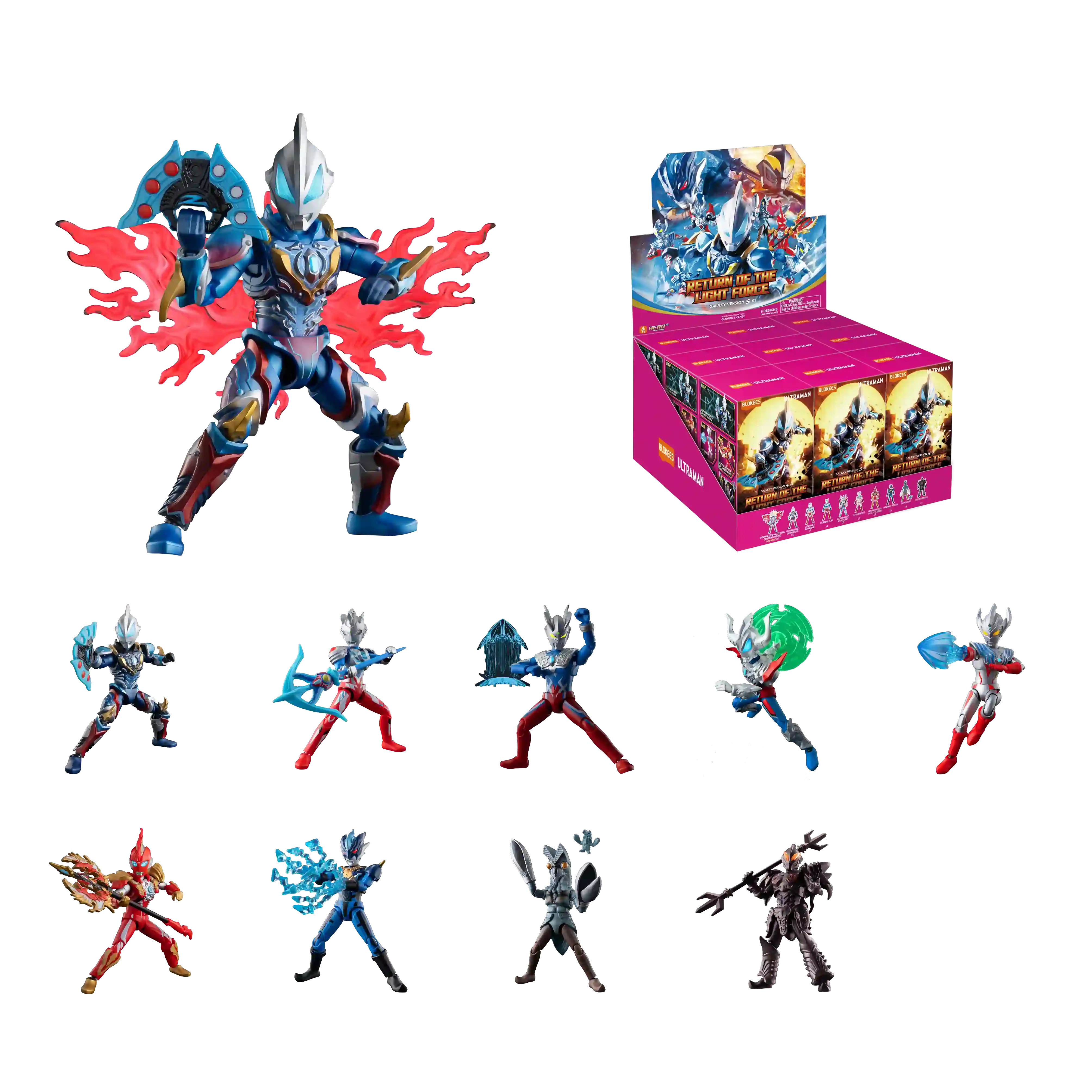 Blokees Ultraman Galaxy Version S 01 Return of the Light Force